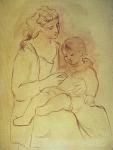 П. Пикассо. Материнство. 1930